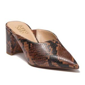 Franco Sarto Tamera Snake Print Mule 7